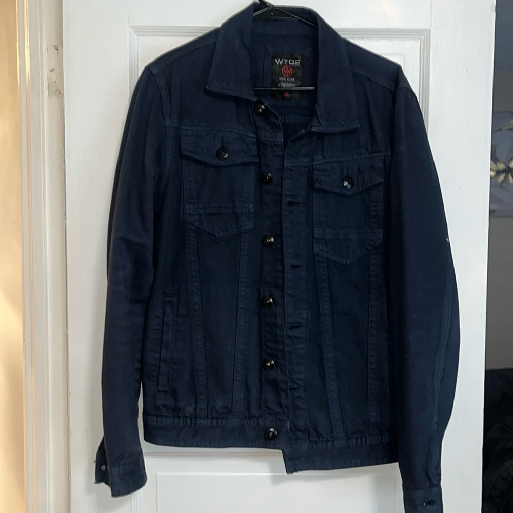 Navy Blue Denim Jacket
